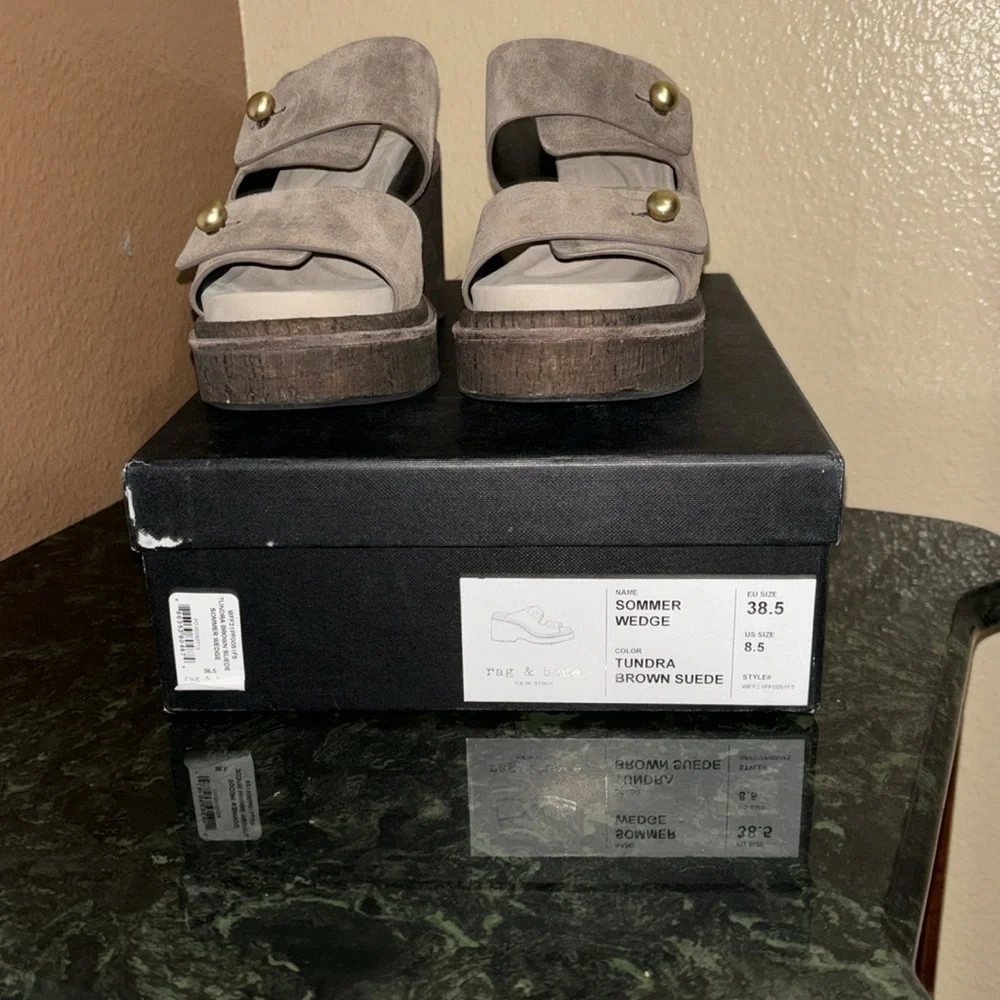 Rag & Bone Sommer wedge platform sandals - Picture 7 of 7